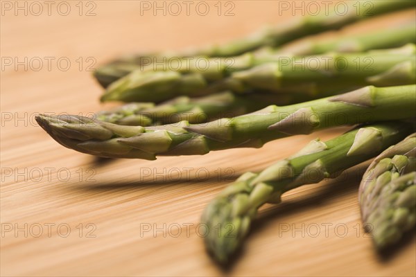 Close up of asparagus tips