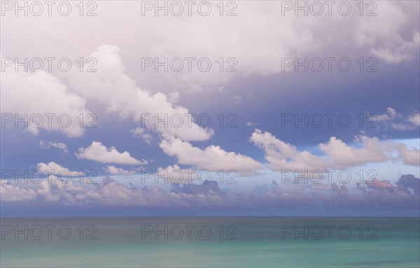 Clouds over tropical water