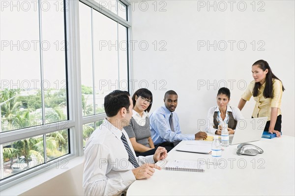 Business meeting in conference room