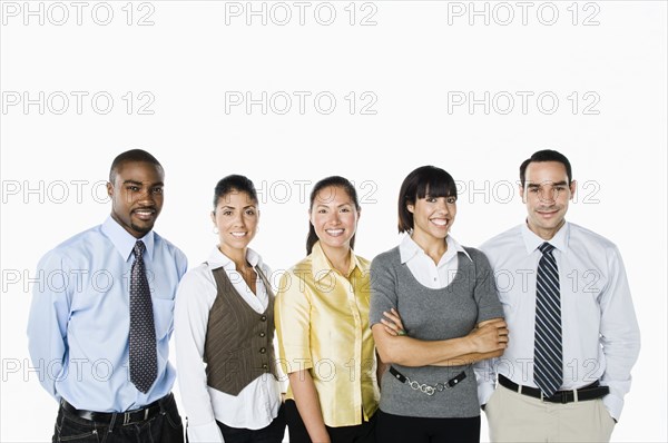 Portrait of smiling business people