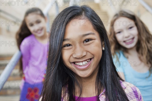 Smiling girls