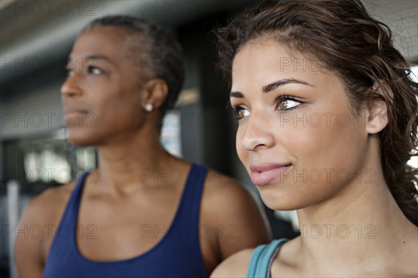 Women in health club