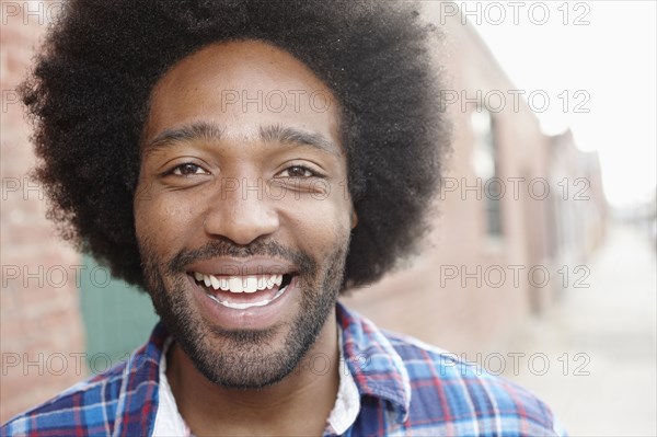 Smiling Black man