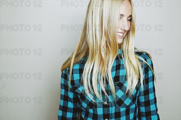 Caucasian woman smiling