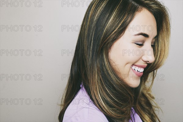 Portrait of smiling Hispanic woman