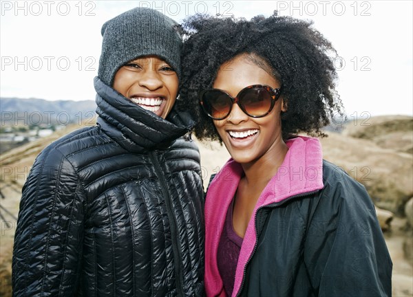 Portrait of smiling Black women