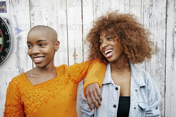 Black women laughing