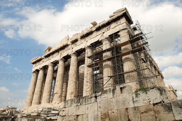 Scaffolding on the Acropolis