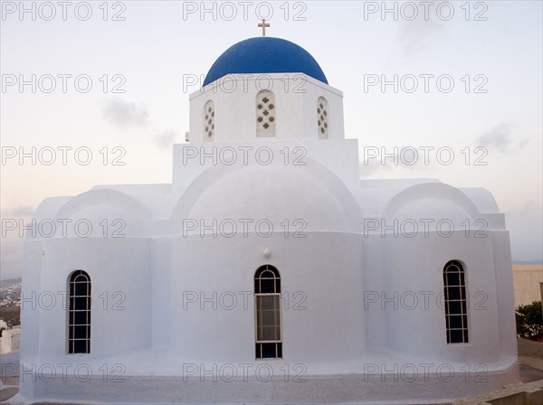 White orthodox Greek church