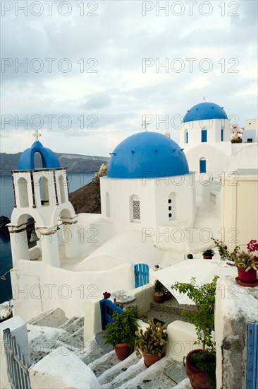 Orthodox Greek church in village