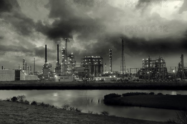 Clouds over power plant