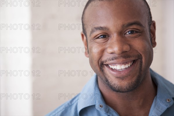 Smiling Black man
