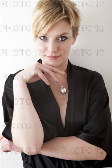 Caucasian woman smiling