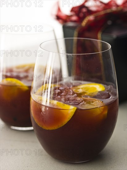 Sangria in glasses