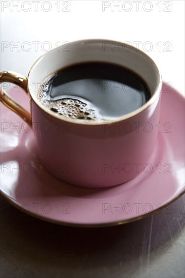 Close up of coffee in cup