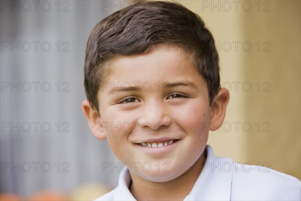 Hispanic boy smiling