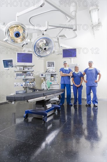 Surgeons in hospital operating room