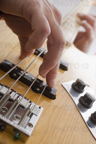 Chilean man playing guitar