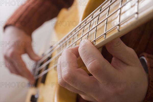 Chilean man playing guitar