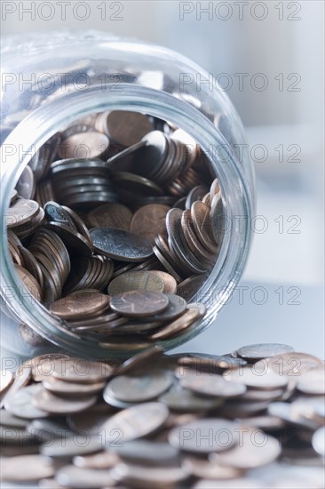 Jar full of pennies