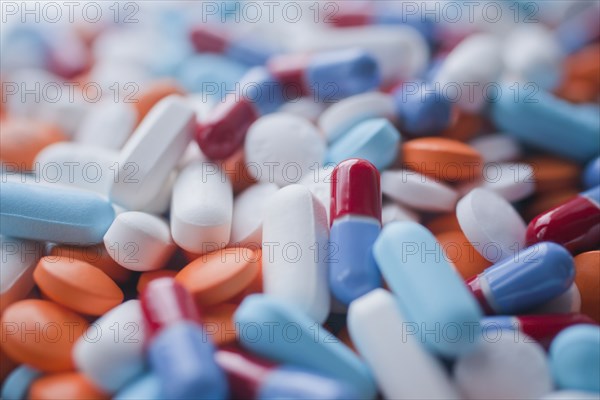 Variety of pills and capsules