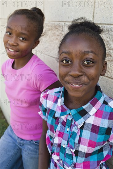 Smiling Black girls