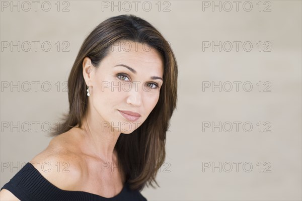 Close up of Brazilian woman