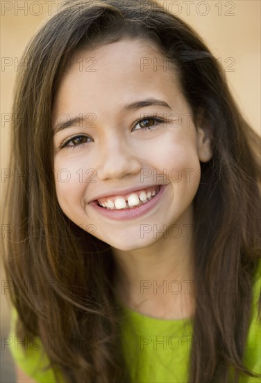 Smiling Hispanic girl