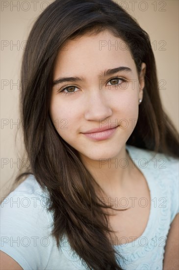 Smiling Hispanic girl