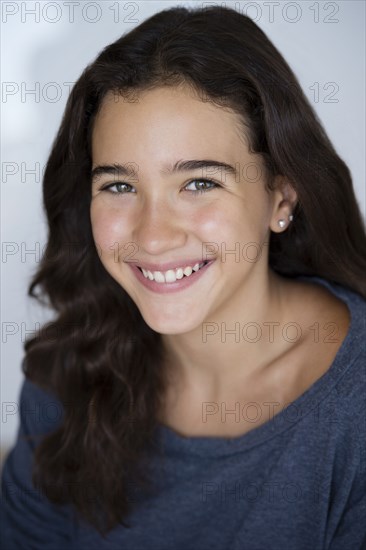 Smiling Hispanic girl