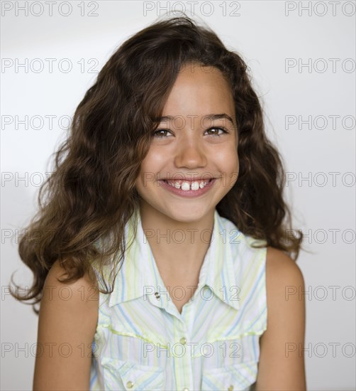 Smiling Hispanic girl