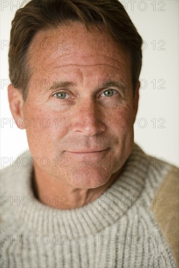 Caucasian man smiling