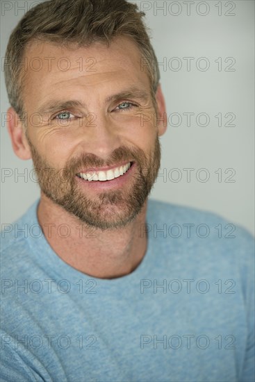 Caucasian man smiling