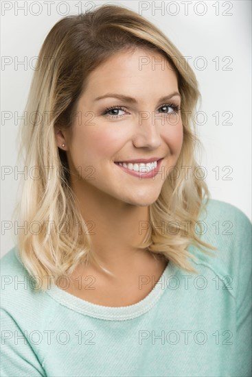 Close up of Caucasian woman smiling