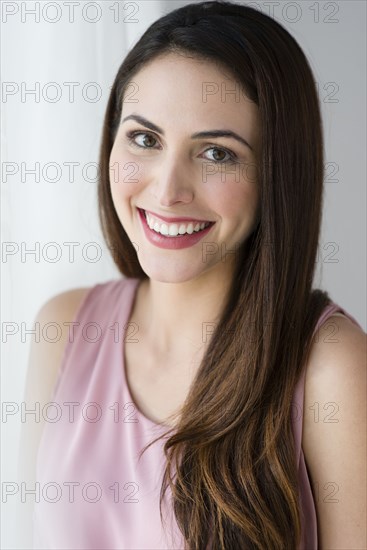 Hispanic woman smiling