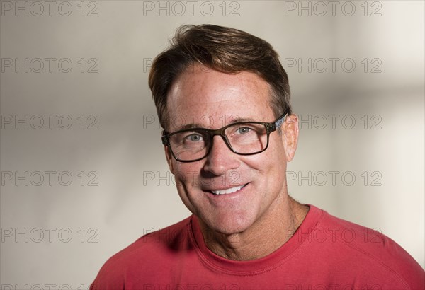 Caucasian man wearing eyeglasses