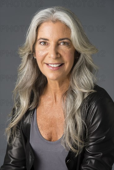 Caucasian woman smiling