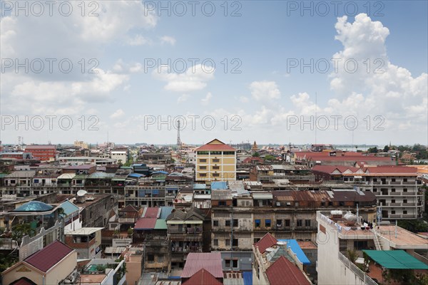Urban Cambodian rooftops