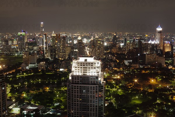 Bangkok cityscape at night