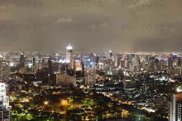 Bangkok cityscape at night