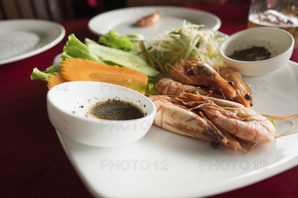 Plate of shrimp