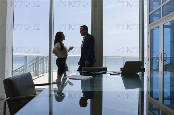 Business people talking in conference room