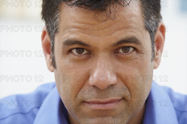 Close up of Hispanic businessman