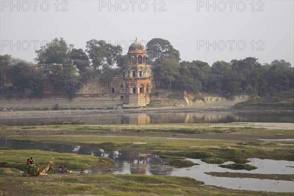 Tower in rural landscape