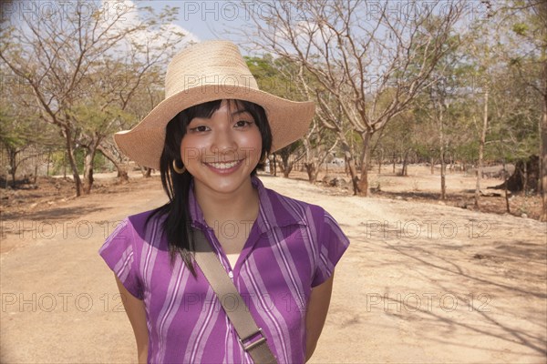 Chinese woman smiling