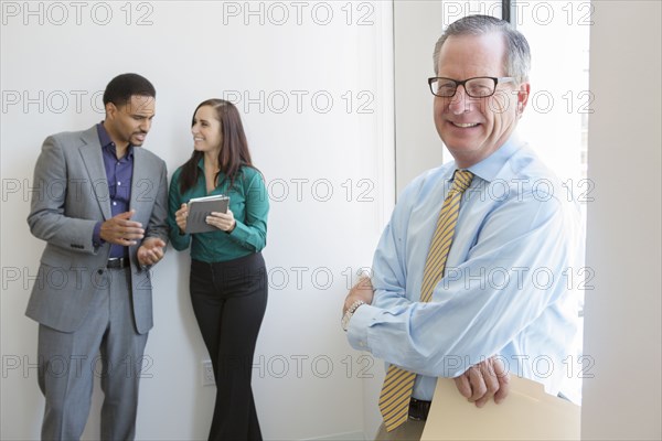 Business people working in office