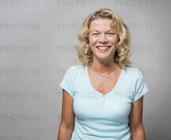 Close up of smiling older woman