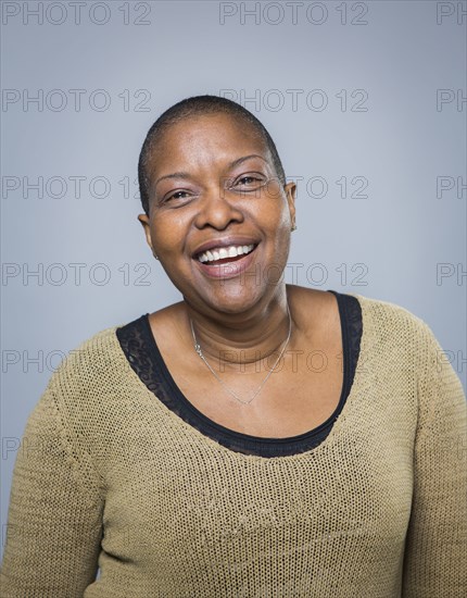 Close up of smiling older woman