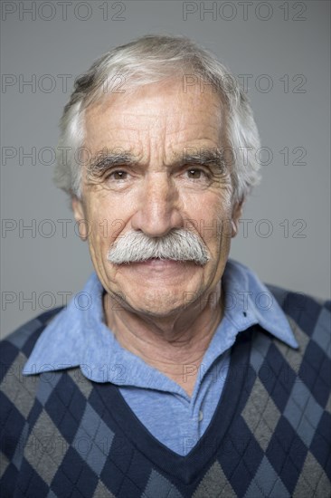 Close up of older Caucasian man