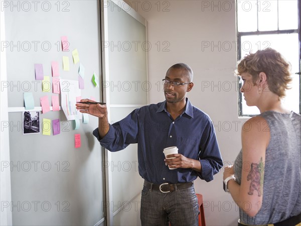 Business people talking in office